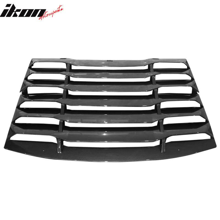2011-2024 Dodge Charger IKON Window Louver Cover ABS 3PCS