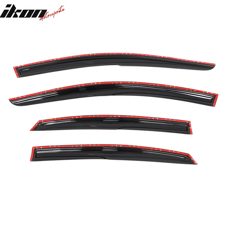 2015-2019 Hyundai Sonata Mugen Style Smoke Tinted Window Visor Acrylic