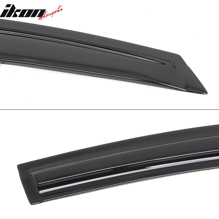 2015-2019 Hyundai Sonata Mugen Style Smoke Tinted Window Visor Acrylic