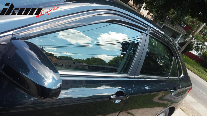 2012-2014 Toyota Camry Mugen Style Smoke Window Visor Guard Acrylic