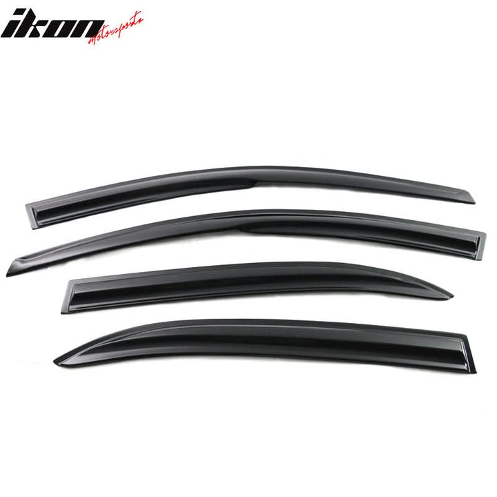 2003-2008 Toyota Corolla Sedan 4-Door Window Visor Guard Acrylic 4PC
