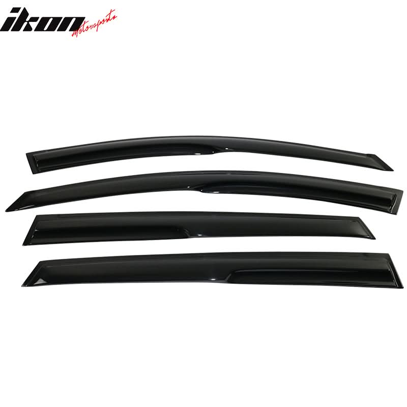 2013-2018 Toyota RAV4 Acrylic 4PC Window Visors Tape On Rain Guard