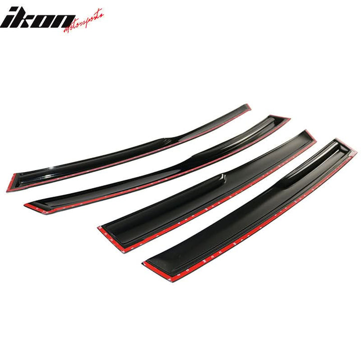 2013-2018 Toyota RAV4 Acrylic 4PC Window Visors Tape On Rain Guard