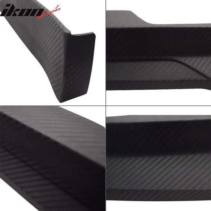 2004-2005 Honda Civic HC1 Carbon Matte Black Front Bumper Lip PP