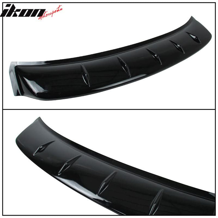Fits 16-21 Honda Civic Sedan IK V Roof Spoiler Window Visor Smoke Wing