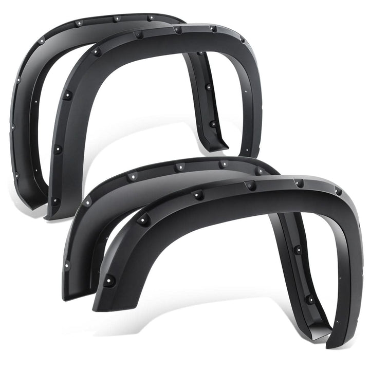 2007-2013 GMC Sierra 1500 Tidal Style Fender Flares 4PC Pocket Rivet