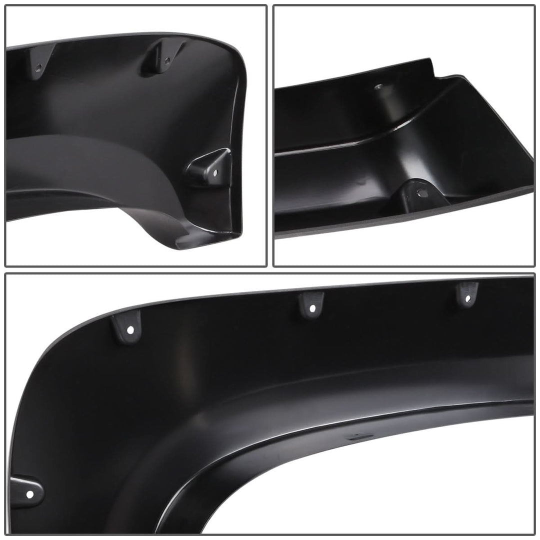 07-14 Chevrolet Silverado Pocket-Riveted Style Wheel Flares - Textured