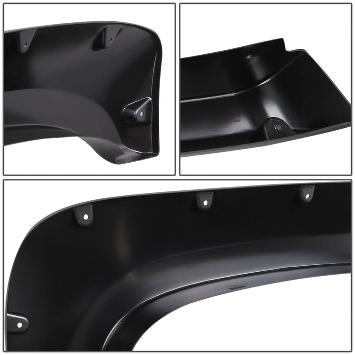 07-14 Chevrolet Silverado Pocket-Riveted Style Wheel Flares - Textured