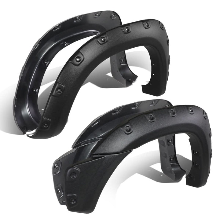 2012-2015 Toyota Tacoma Textured Wheel Flares - Matte Black