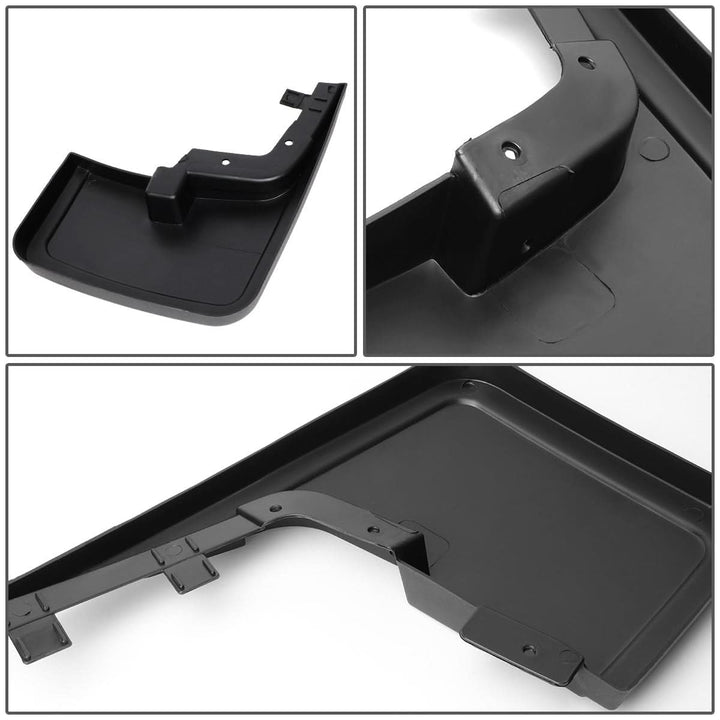 2015-2018 Ford F-150 Mud Guard Flaps 4PC Set Matte Black