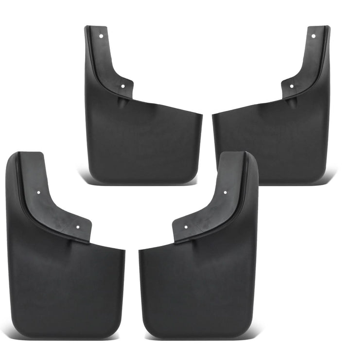 04-14 Ford F-150 Mud Guard Flaps 4pc Set Matte Black