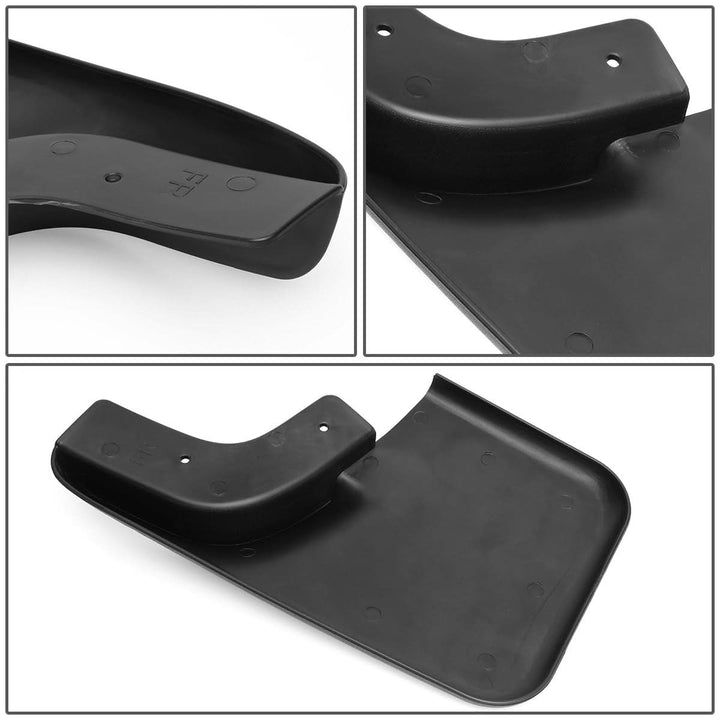 04-14 Ford F-150 Mud Guard Flaps 4pc Set Matte Black