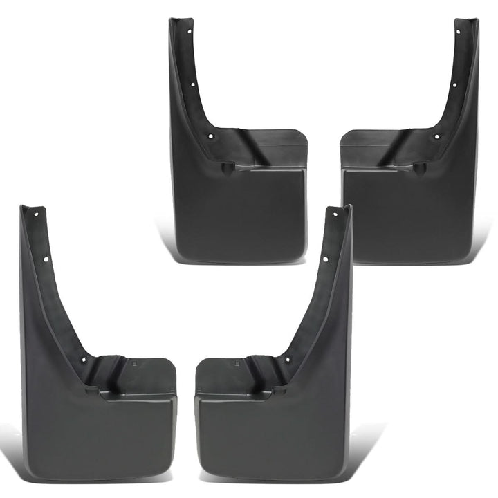 09-18 Dodge Ram 1500/2500/3500 Mud Guard Flaps 4pc Set - Matte Black