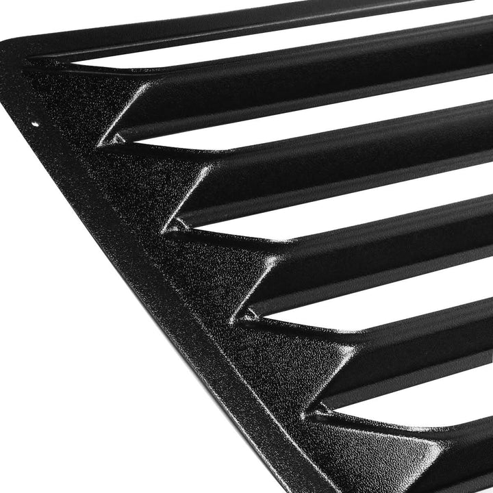 97-17 Chevrolet Express GMC Savana Rear Window Louver 2PC Black