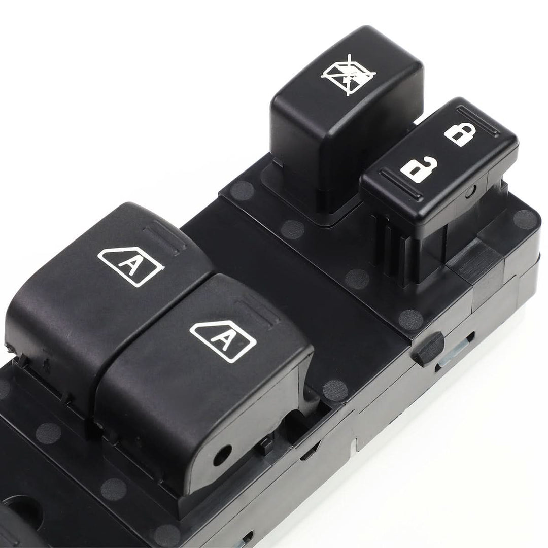 07-12 Nissan Pathfinder Power Window Switch - Driver Side Black