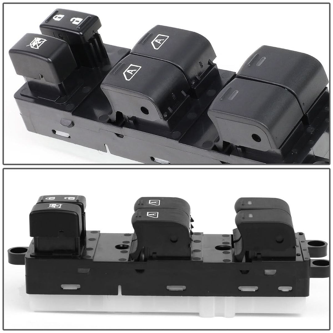 07-12 Nissan Pathfinder Power Window Switch - Driver Side Black