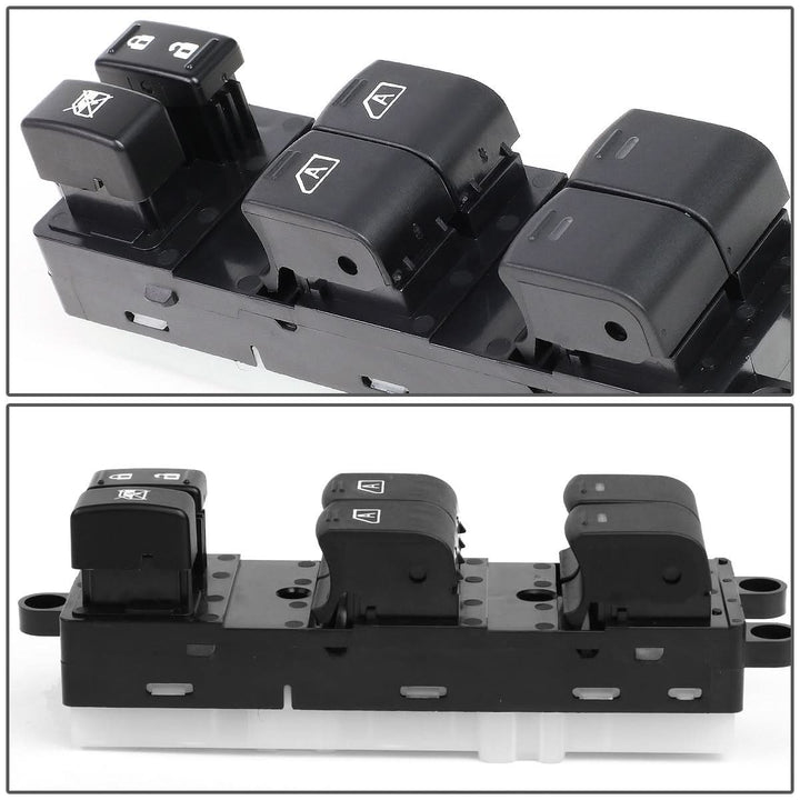 07-12 Nissan Pathfinder Power Window Switch - Driver Side Black