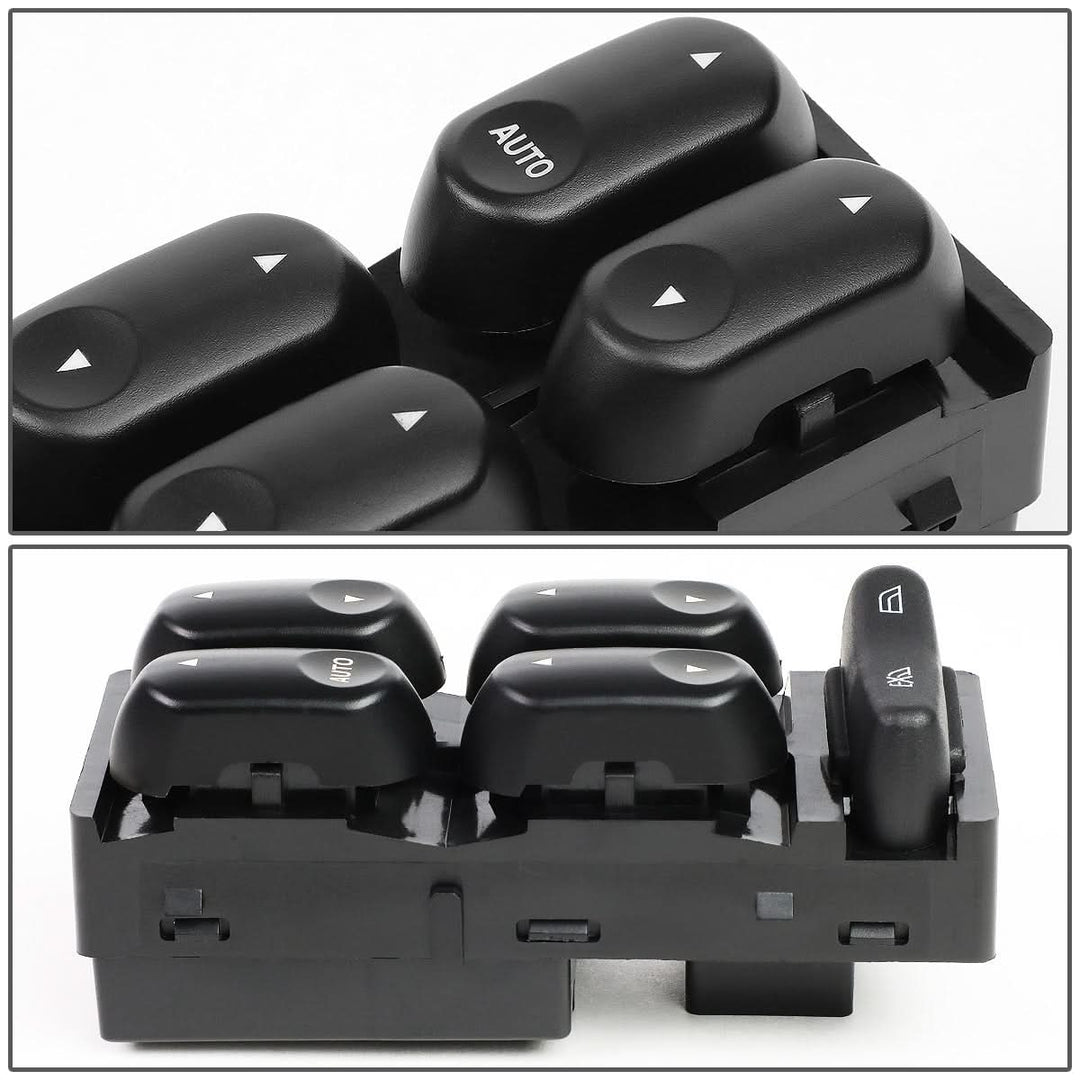 2000-2007 Ford Taurus Power Window Switch - Driver Side Black