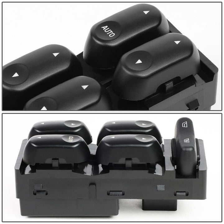 2000-2007 Ford Taurus Power Window Switch - Driver Side Black