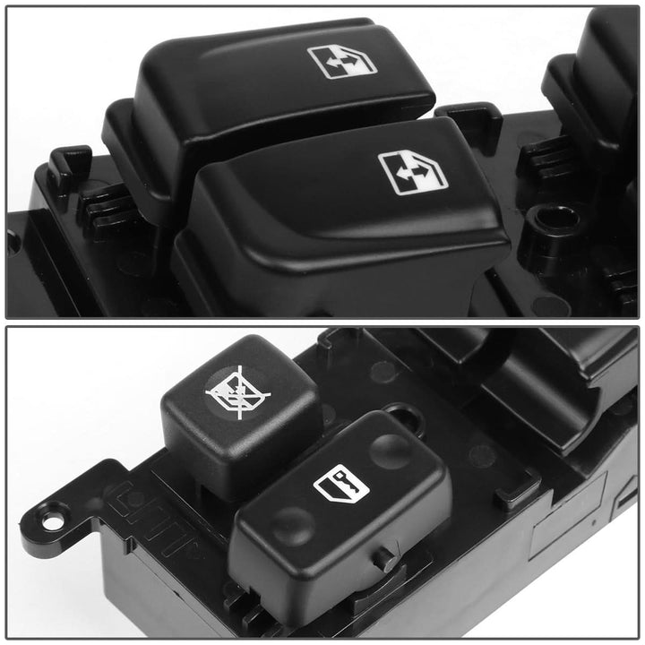 05-07 Hyundai Sonata Power Window Switch - Driver Side Black