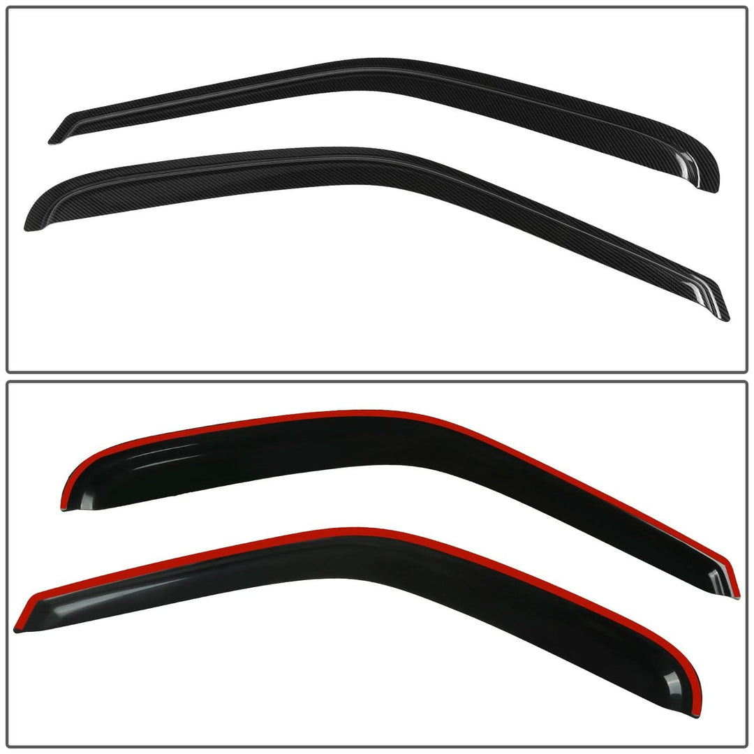 1997-2003 Ford F-150 Window Visors Standard Cab 2PCS Smoke