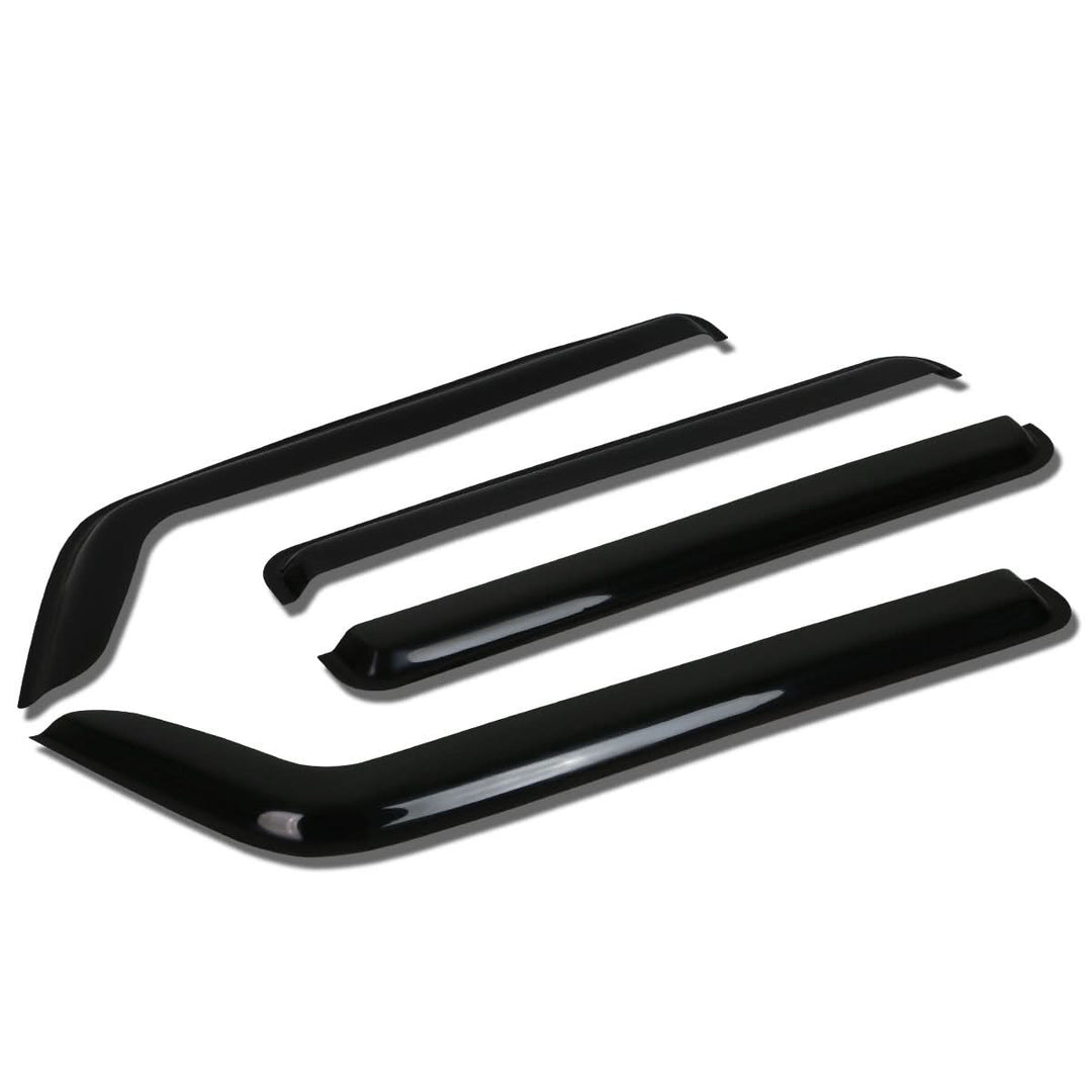 06-10 Hummer H3 Window Visors 4-Piece Set Dark Smoke