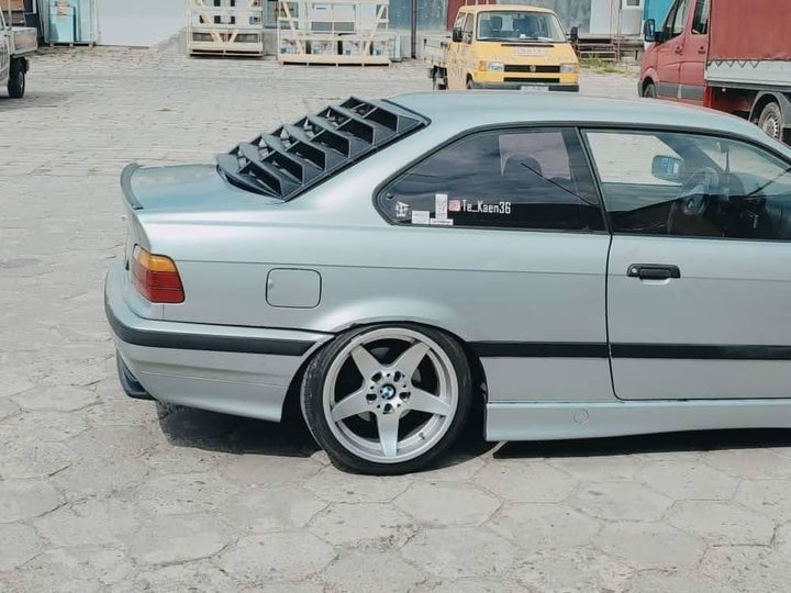 BMW E36 Coupe Series 3 Black Back Windshield Louvers (1992 - 1999)