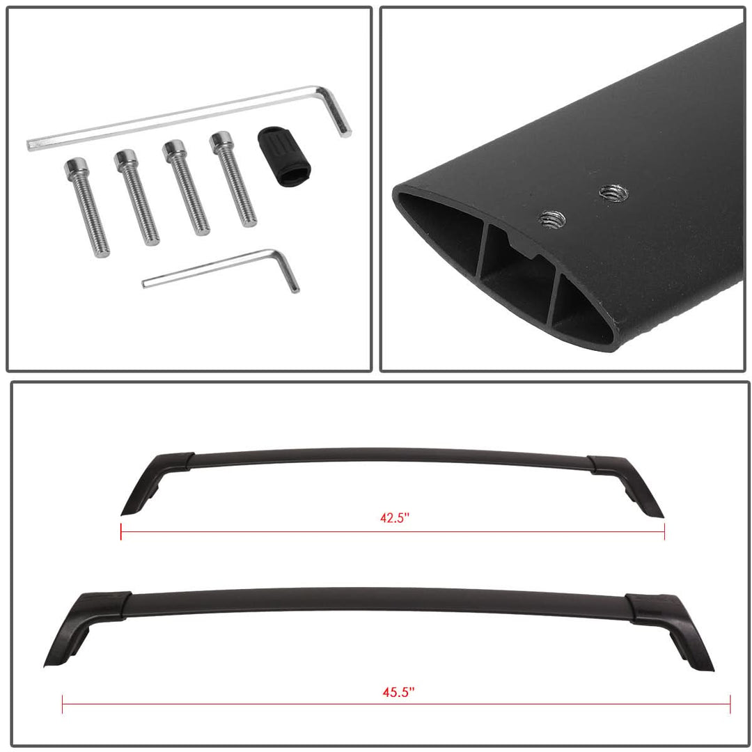2019-2020 Toyota RAV4 Roof Rack Cross Bars - Matte Black