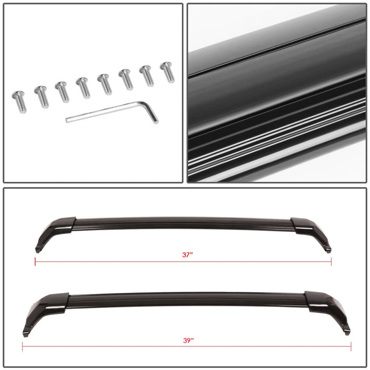 17-20 GMC Acadia Roof Rack Cross Bar - Black