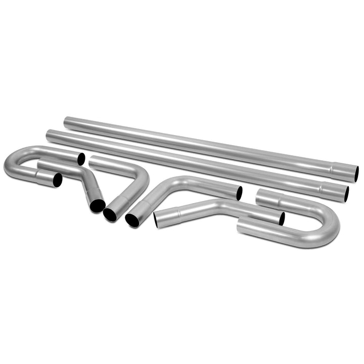 2" Mild Steel DIY Custom Exhaust Pipes - 8 Piece Kit