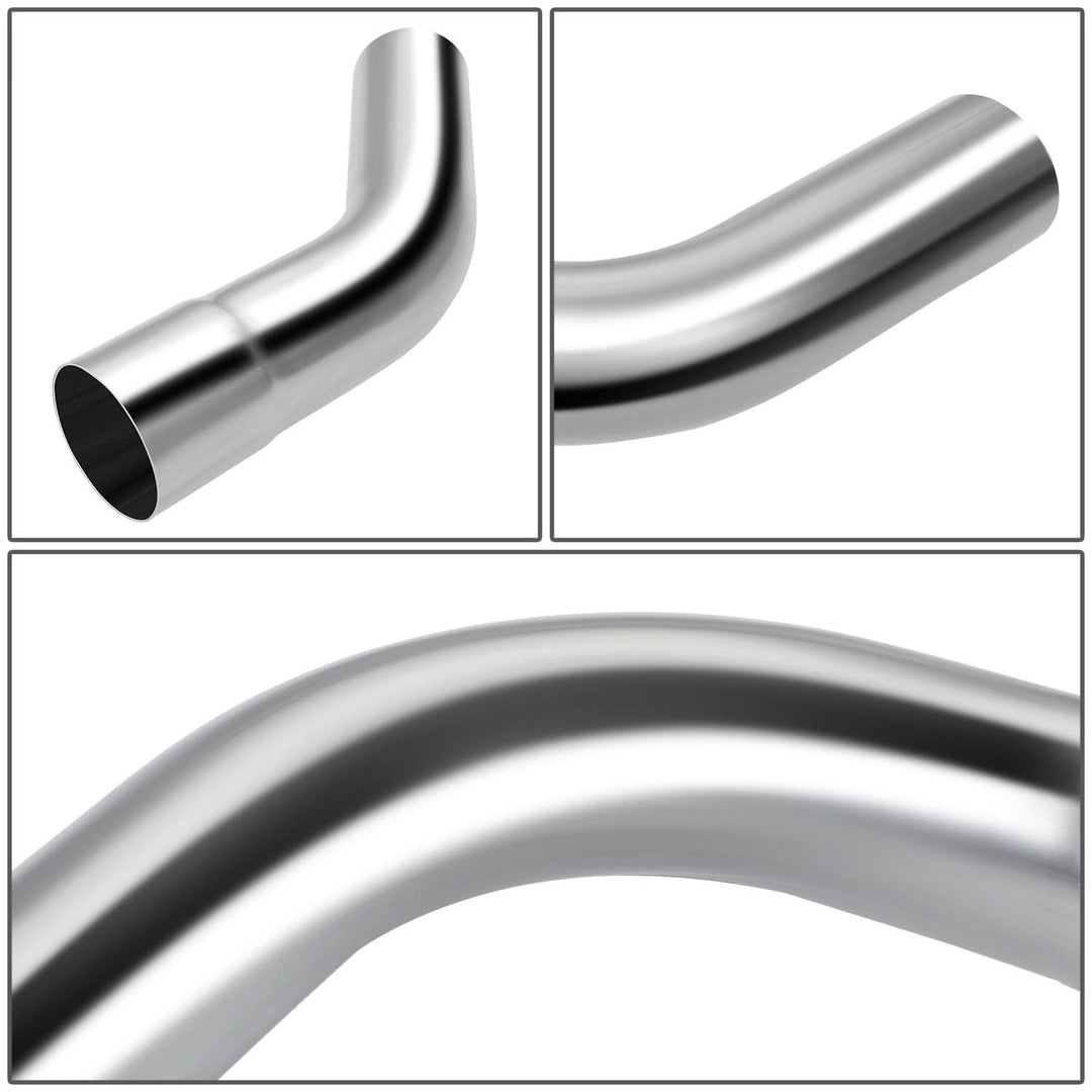 Universal Exhaust Piping Kit - Mild Steel - 3.5" OD - 16 Pieces