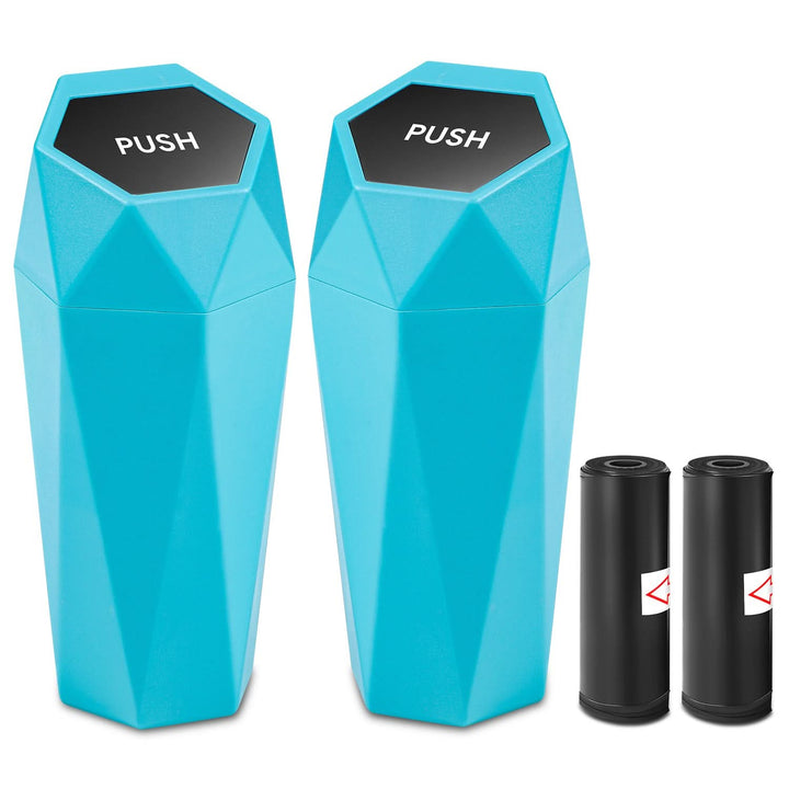 Vehicle-Mounted Garbage Can - Tiffany Blue - 2PC