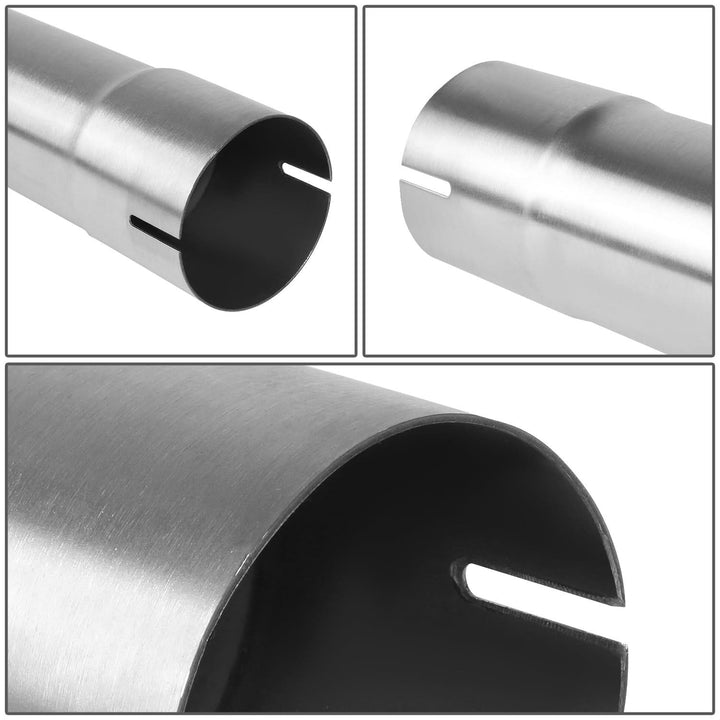 2.5" 90 Degree L-Bend Exhaust Pipe Tubing - Mandrel Bent Stainless Steel