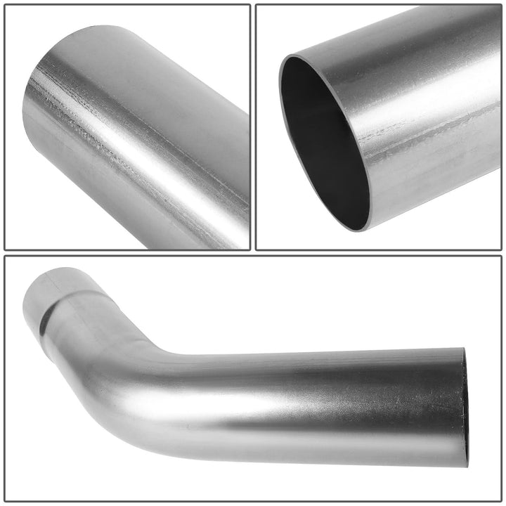 3.0" to 3.15" Flared 45 Degree Exhaust Pipe Bend Stainless Steel