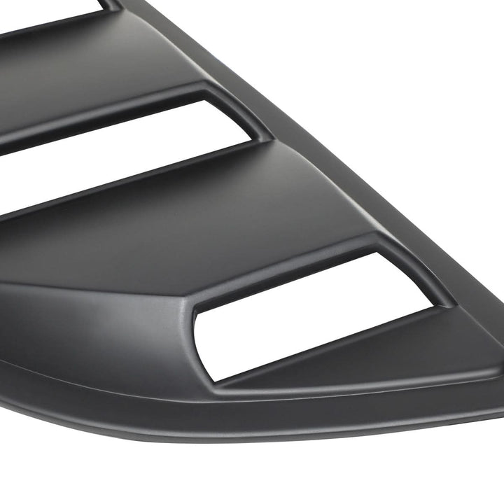 2015-2018 Ford Mustang Quarter Window Louvers - Black