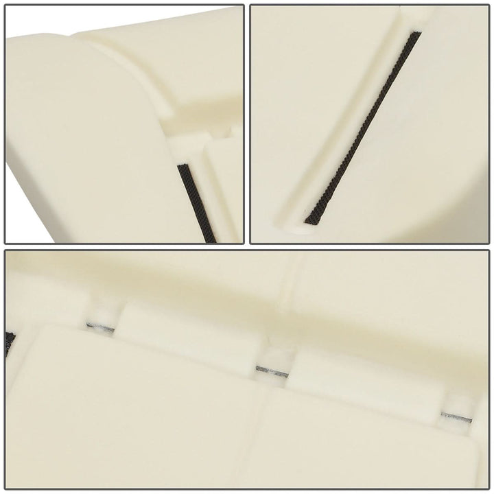 98-02 Dodge Ram Lower Bottom Seat Cushion Driver Side White