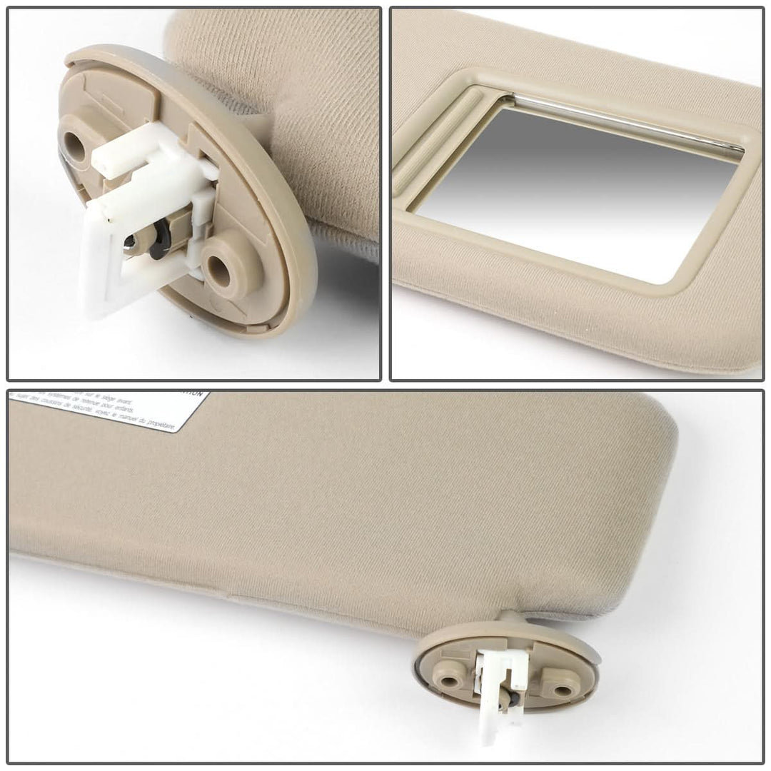 2009-2016 Toyota Venza Sun Visor - Passenger Side Beige