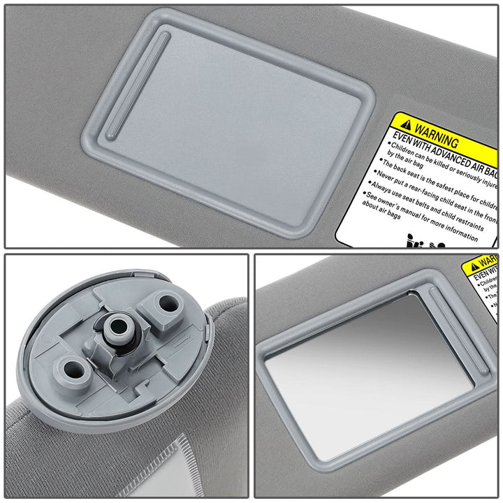 2005-2011 Toyota Tacoma Sun Visor - Medium Grey