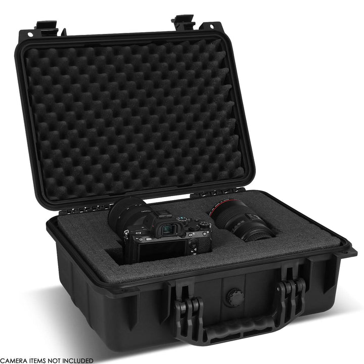 14-3/4" x 10-1/2" x 5" Polypropylene Carrying Case - Matte Black