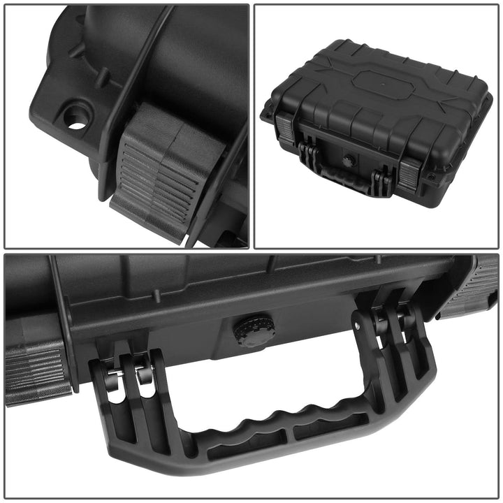 14-3/4" x 10-1/2" x 5" Polypropylene Carrying Case - Matte Black