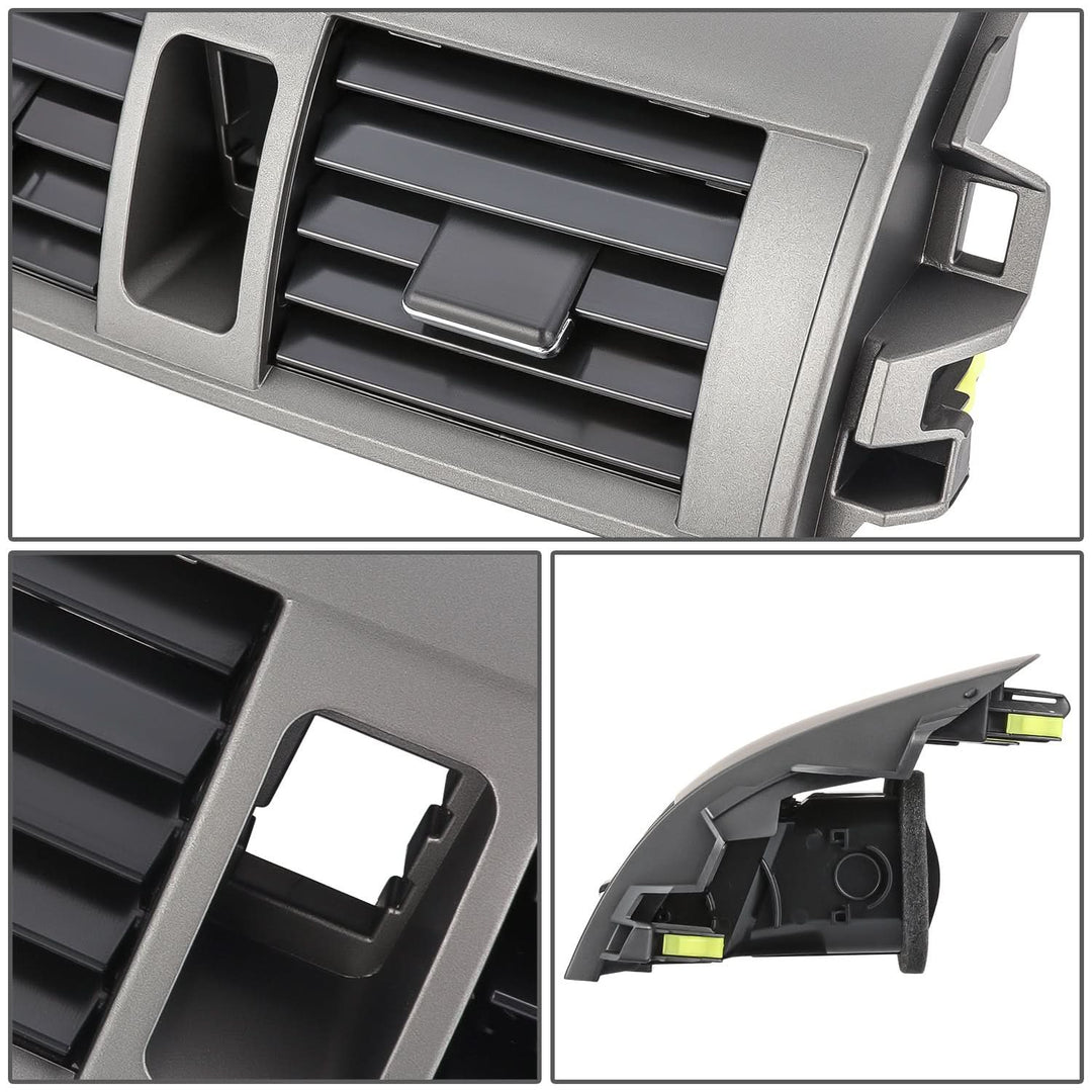 2009-2013 Toyota Corolla Dash Center AC Air Vent Upper Bezel Trim