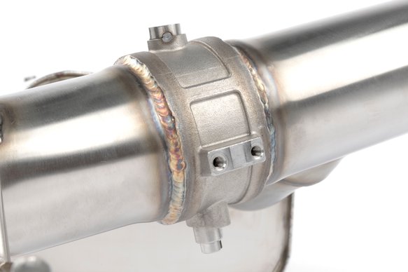 Dinan Valved Axle-Back Exhaust - 2021-2025 BMW M3/M4 Stainless Steel - Polished Tips - G80/G82/G83