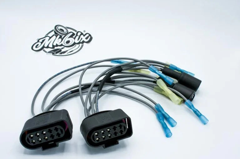 12 - 10 Pin Headlight Harness (HARDWIRE OPTION) MK5/ MK4