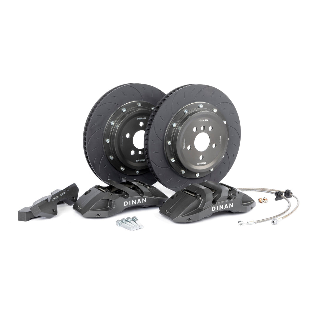 Dinan Front Big Brake Kit - 2015-2021 BMW M2/M3/M4 Front - 6-Piston - 395x34mm - Grey - F80/F82/F83/F87