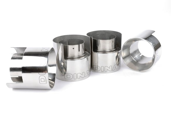 Dinan Valved Axle-Back Exhaust - 2021-2025 BMW M3/M4 Stainless Steel - Polished Tips - G80/G82/G83