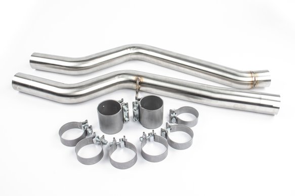 Dinan Free Flow Axle-Back Exhaust - 2020-2024 BMW M340i/M440i Stainless Steel - Black Tips - G20 / G22 / G23 / G26
