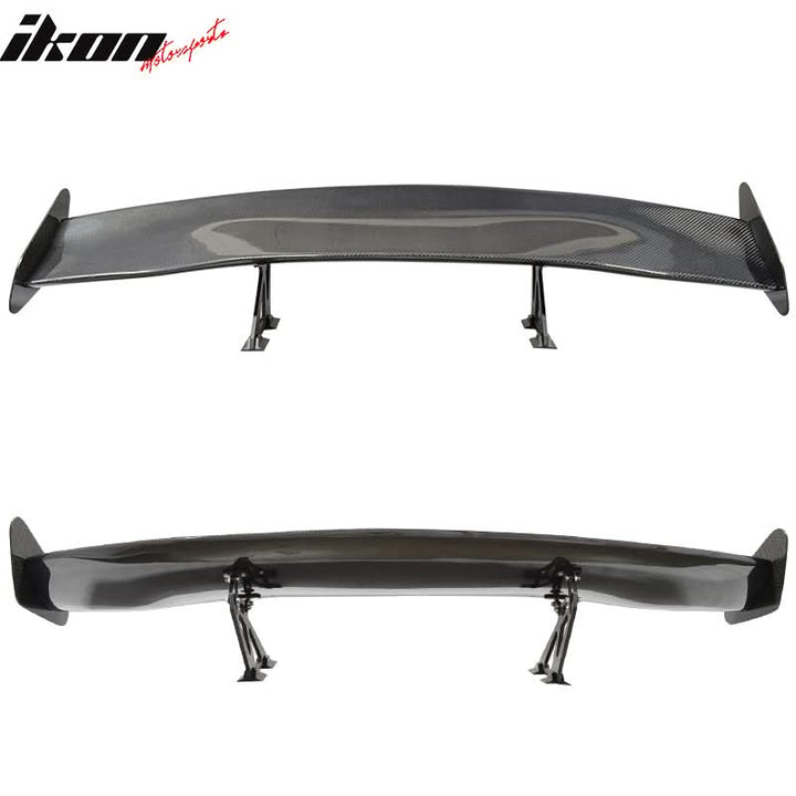 56"Inch GT Style 3D Carbon Fiber Racing Race Drag Trunk Spoiler Wing