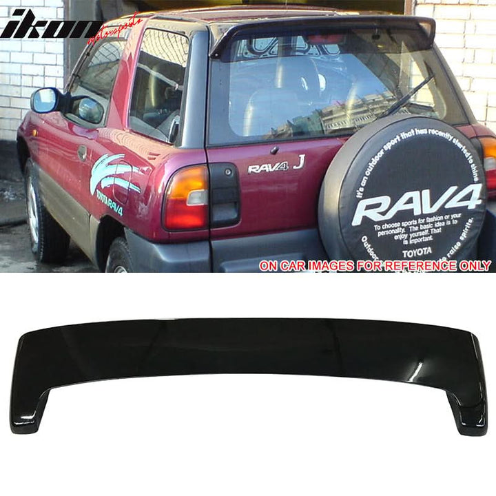 Fits 09-13 Toyota Corolla S LE XLE XRS ABS Rear Roof Spoiler Unblack