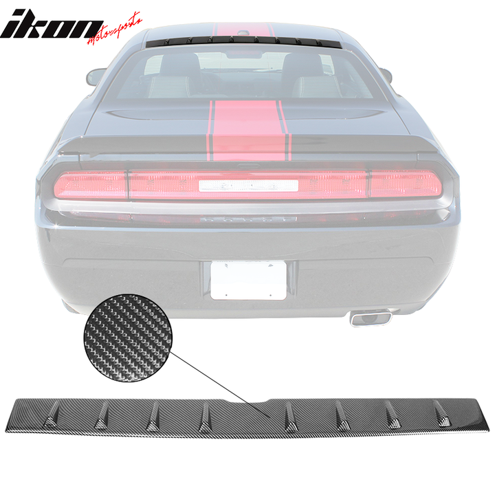 2008-2023 Dodge Challenger IKON Style Shark Fin Roof Vane Spoiler Wing