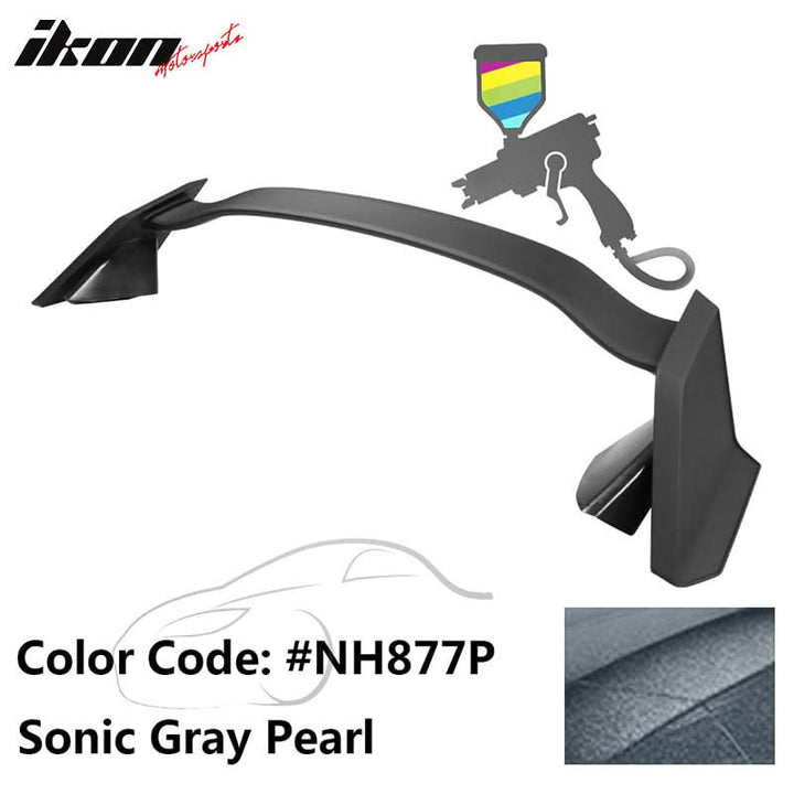 2016-2021 Honda Civic Sedan Painted Type R Trunk Spoiler ABS